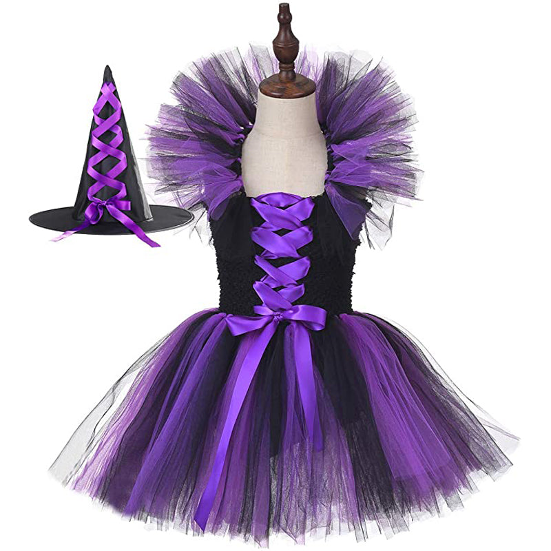 Halloween Costume Vampire Witch Costume Halloween Tutu Dresses for Girls