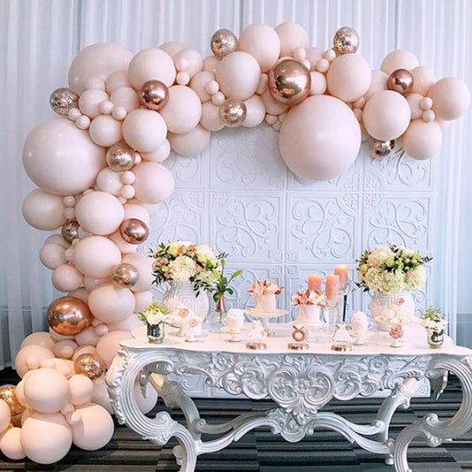 Blush Pink Balloon Pack for Birthday Party and Wedding Decoration